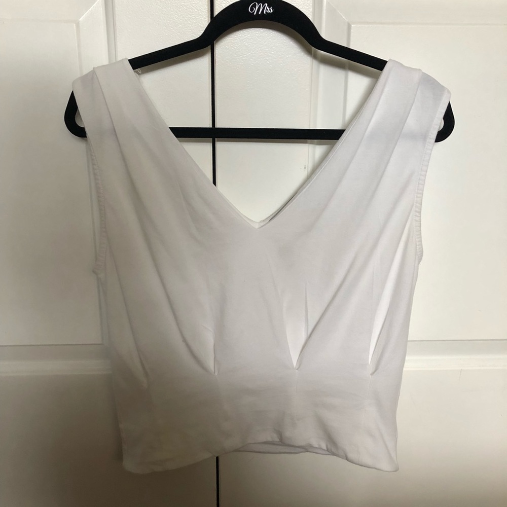 ZARA Trafaluc white blouse